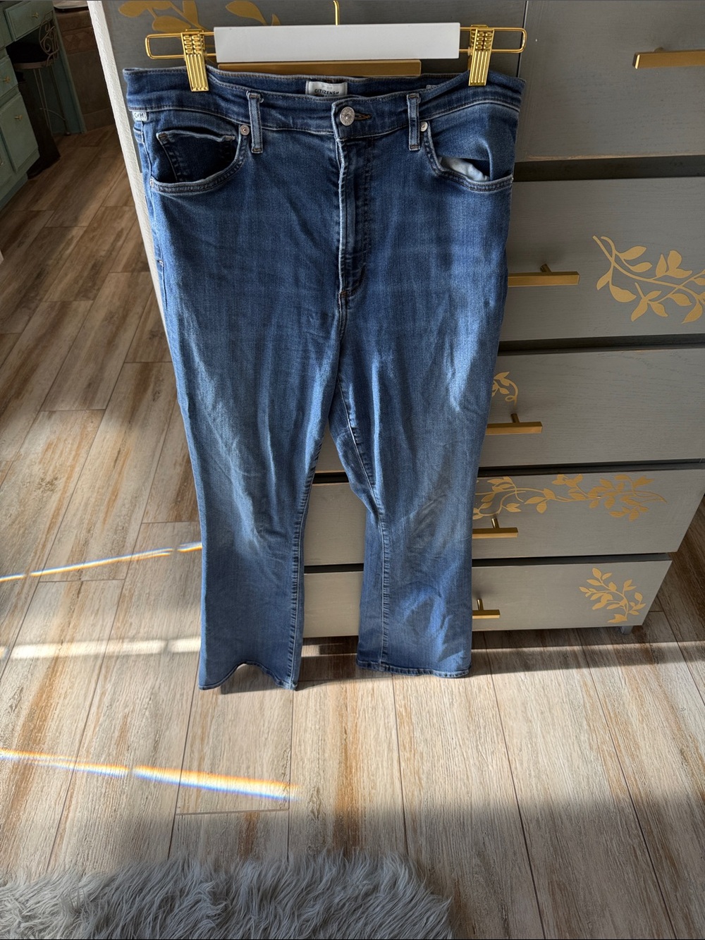 Citizens Of Humanity Flare Jeans in Medium Blue